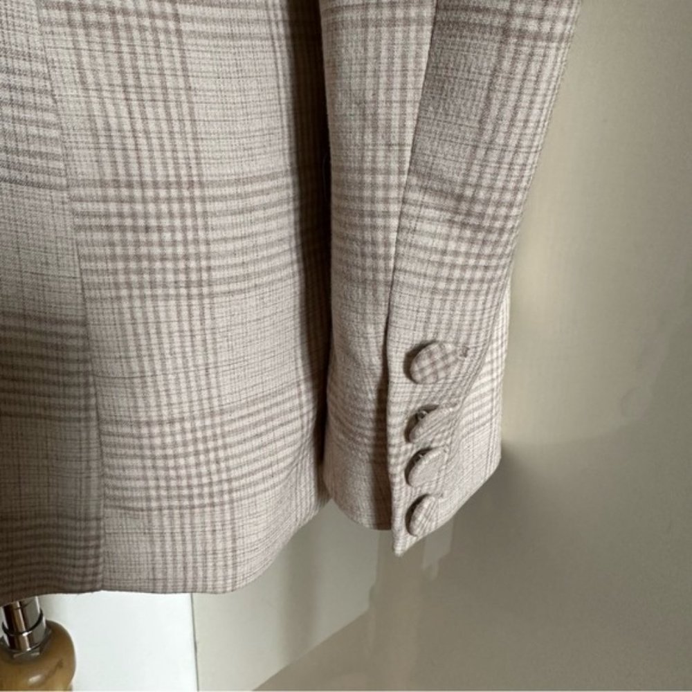 House of Harlow 1960 Double Breasted Plaid Blazer sz XS - Picture 12 of 16